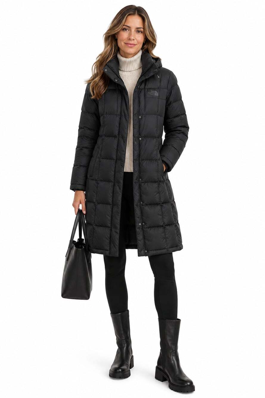 The North Face Women's Black Goose Down Long Puffer Winter Coat (Size XS)